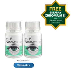 [TP] TRINLEY VIZIONMAX - 30C TWINPACK-MAL20057004T (FREE Solaray Chromium)